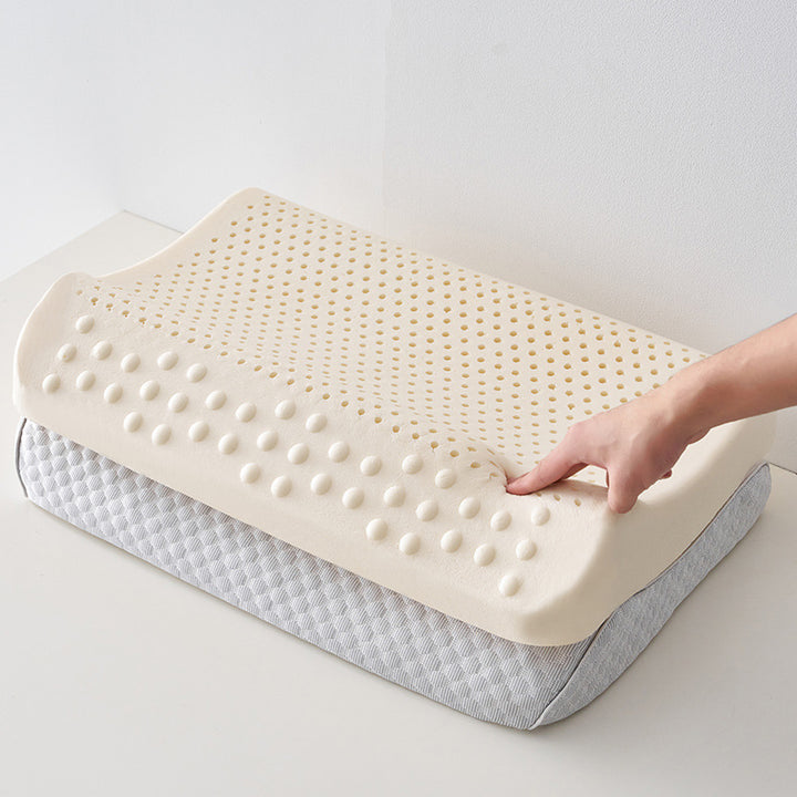 Ergonomic comfort sleep pillow with breathable technology Bowlift