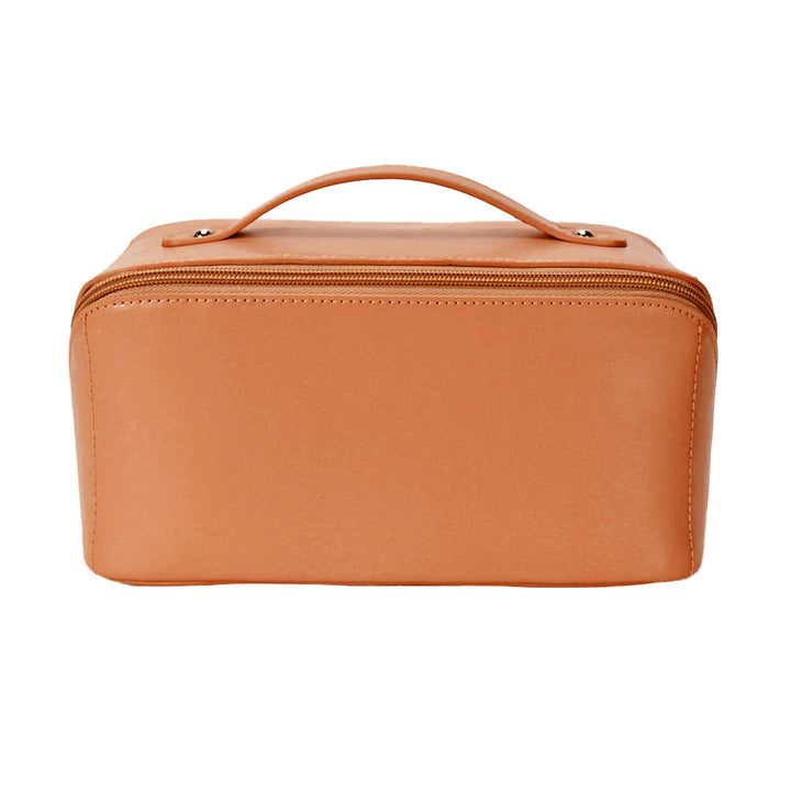 Elegant Cosmetic Bag Made of Artificial Leather Bowlift