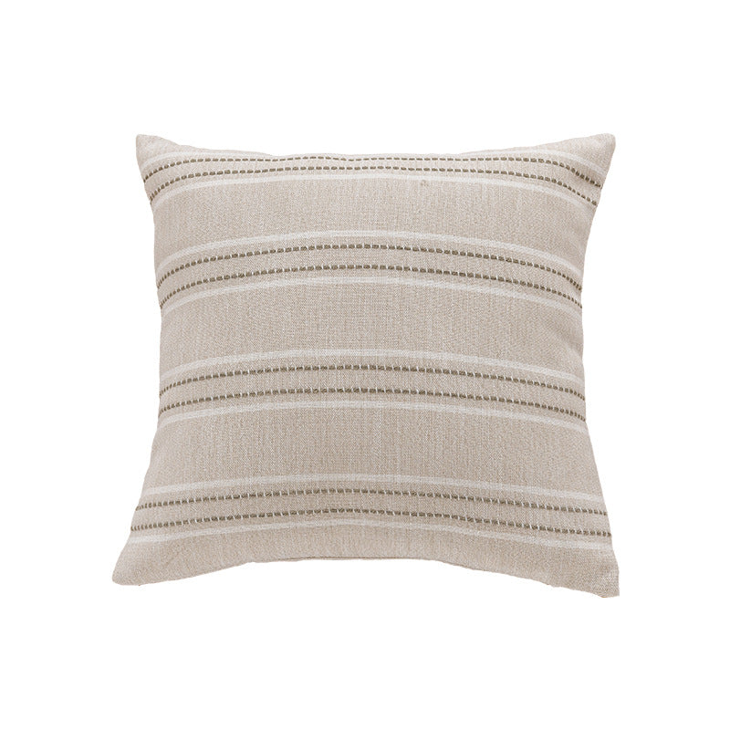 Soft Structured Stripe Decorative Cushion