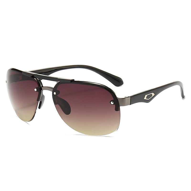 Men's Sporty Sunglasses with Modern Frame Bowlift