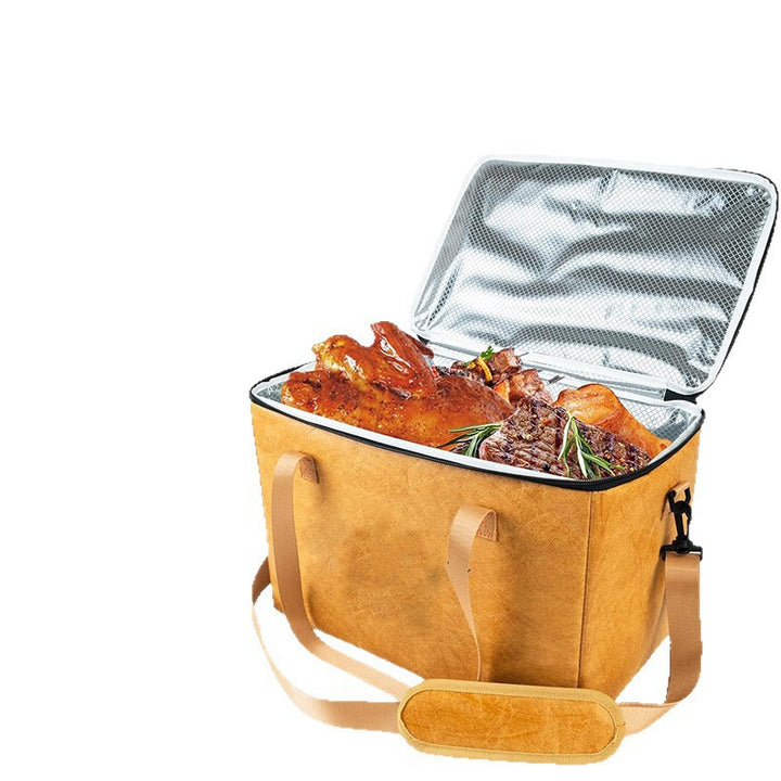 Insulated cooler bag with ergonomic shoulder strap Bowlift