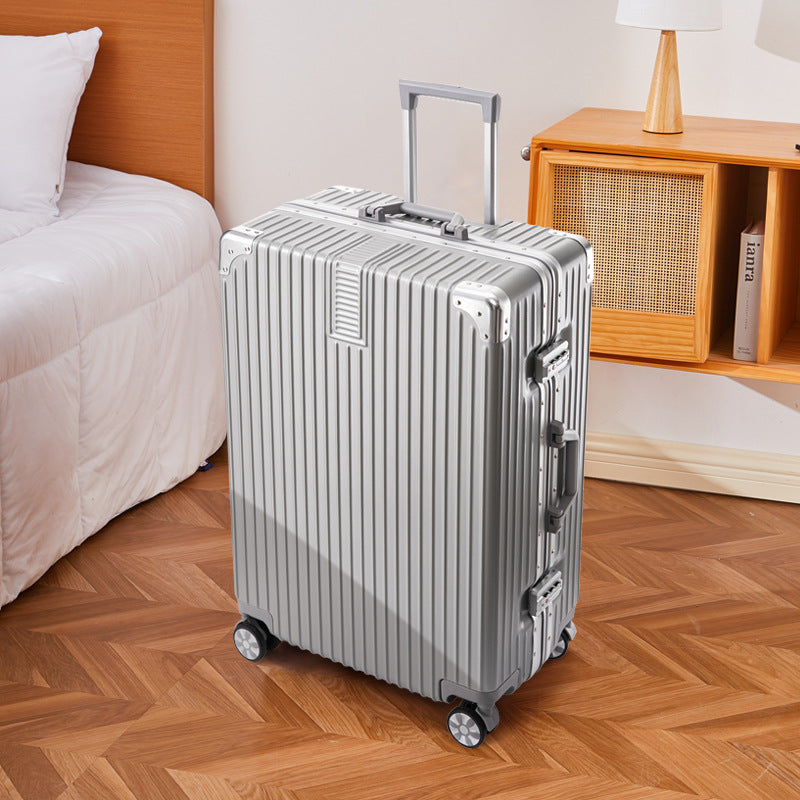 Impact-Resistant Hard-Shell Travel Suitcase Bowlift