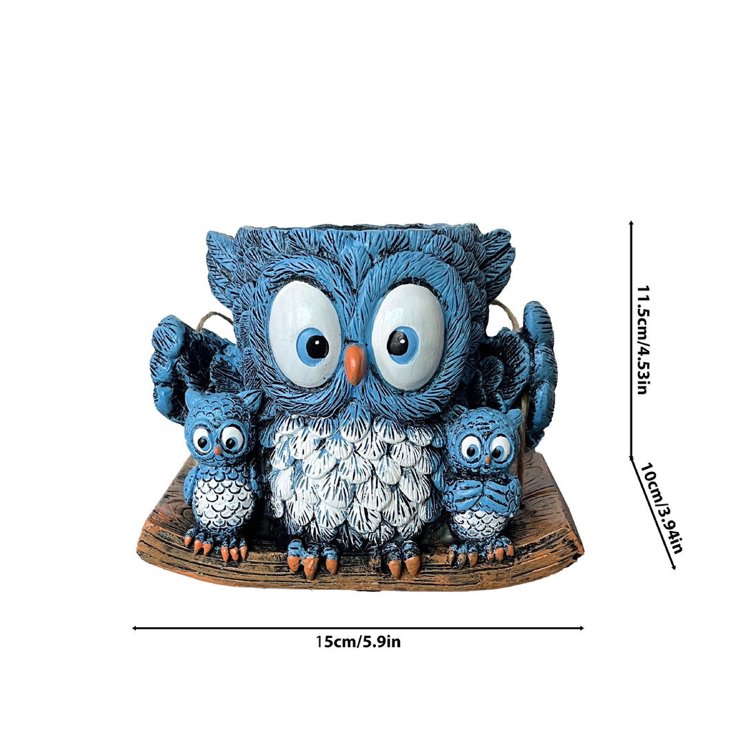 Owl-shaped decorative flower pot Bowlift