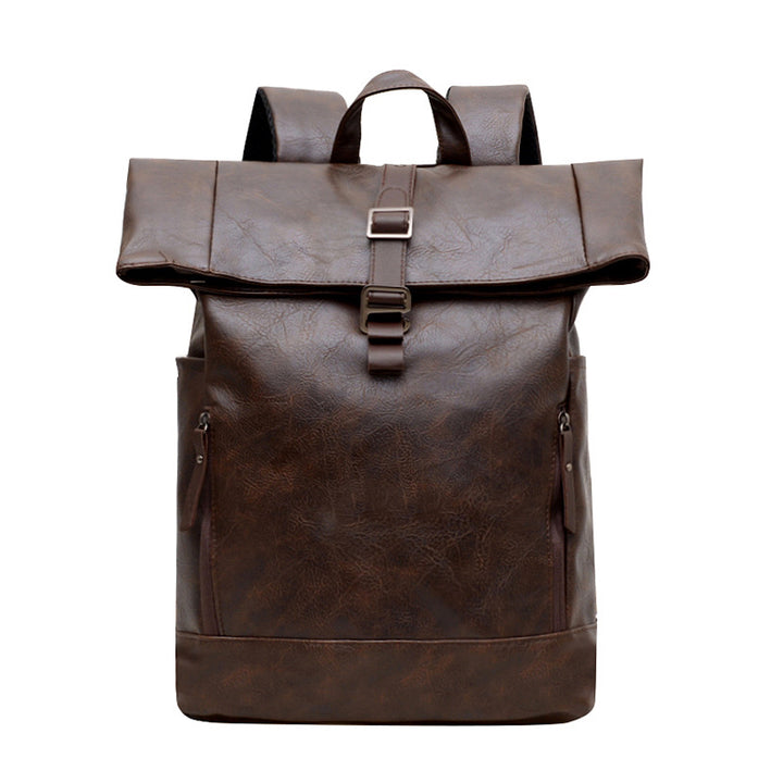 Vintage Style Leather Backpack Bowlift