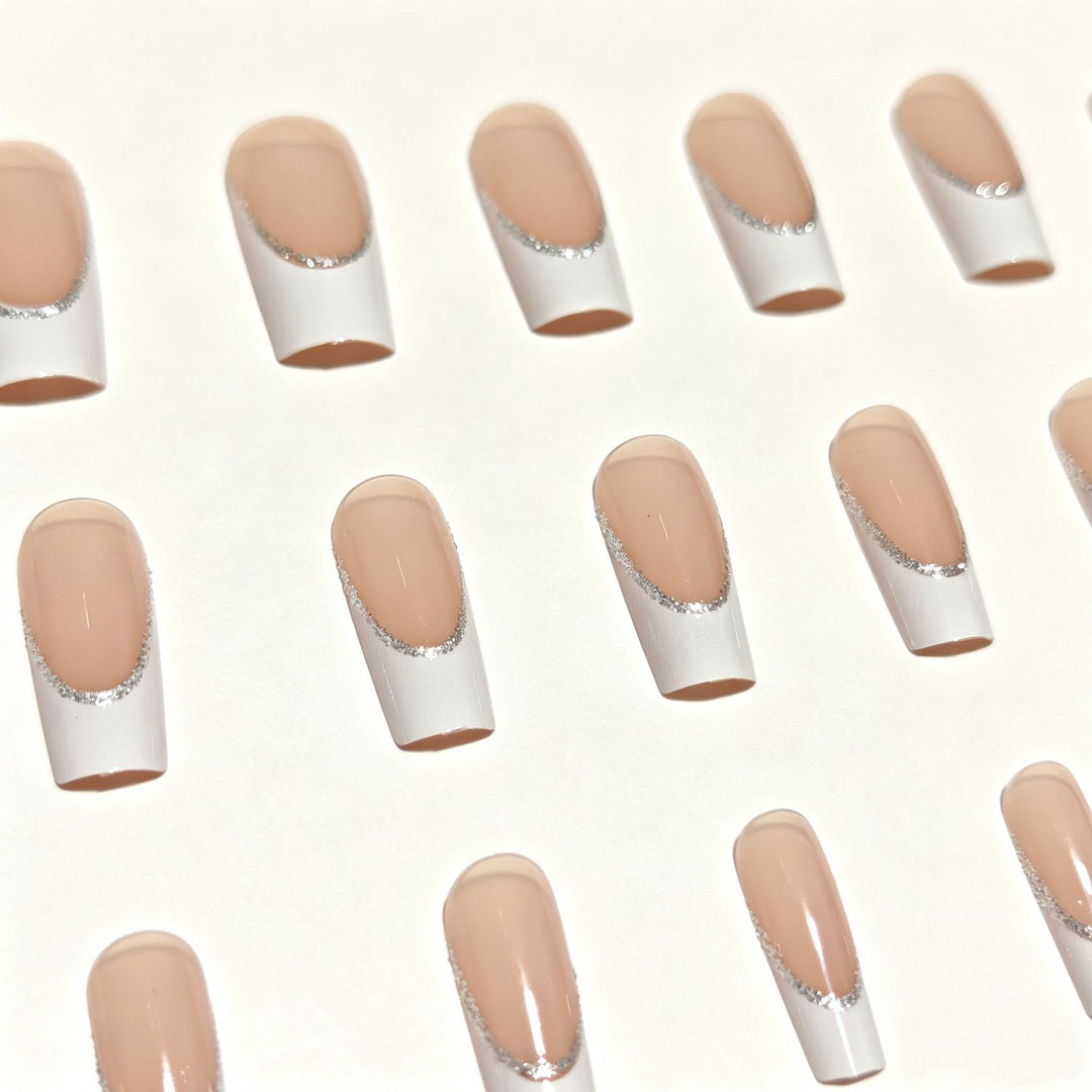 French Tip Gel Nail Art Extensions Bowlift