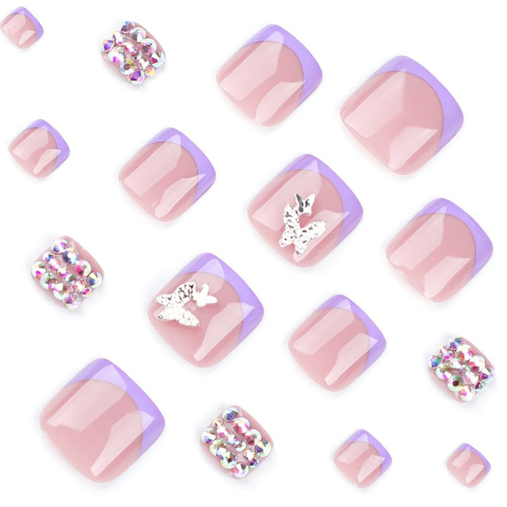 Nail art set with sparkling accents Bowlift