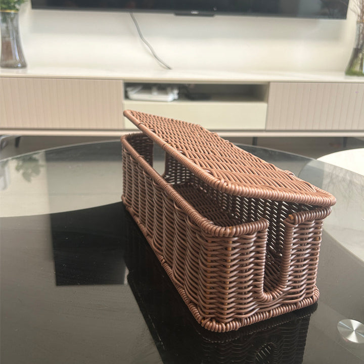 Rectangular Woven Storage Organizer Bowlift