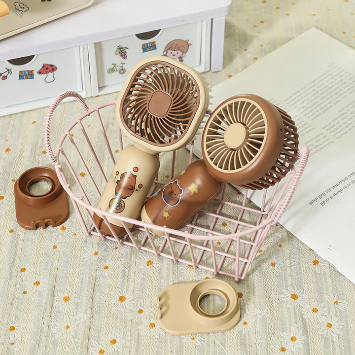 Women's Portable Hand Fan with Elegant Design Bowlift