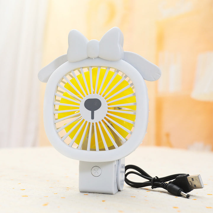 Women's Portable Design Fan with USB Connection Bowlift