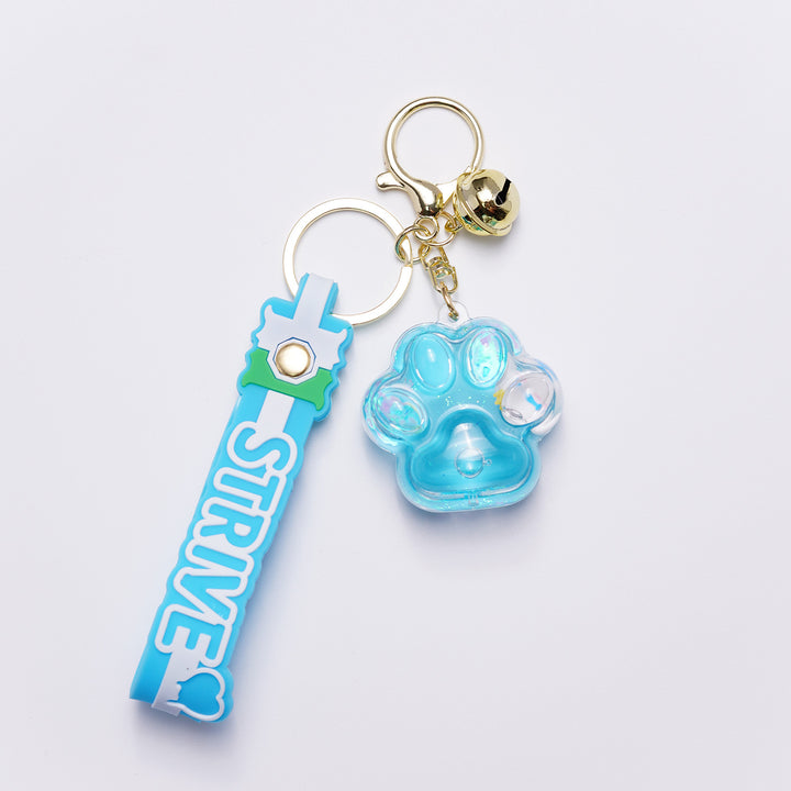 Unisex keychain with glittering design Bowlift