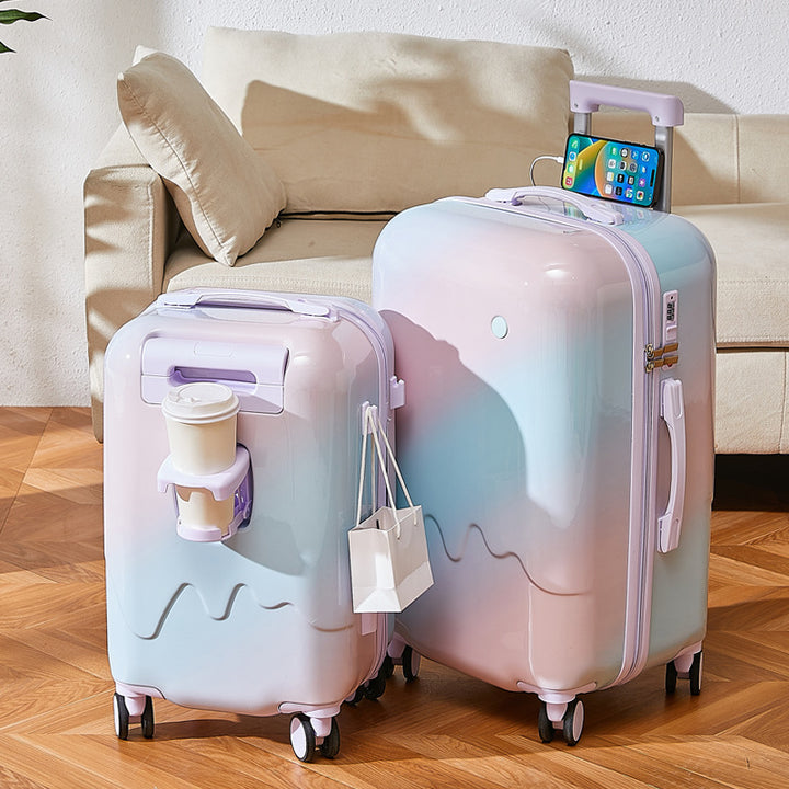 Unisex Smart Charging Cabin Suitcase Bowlift