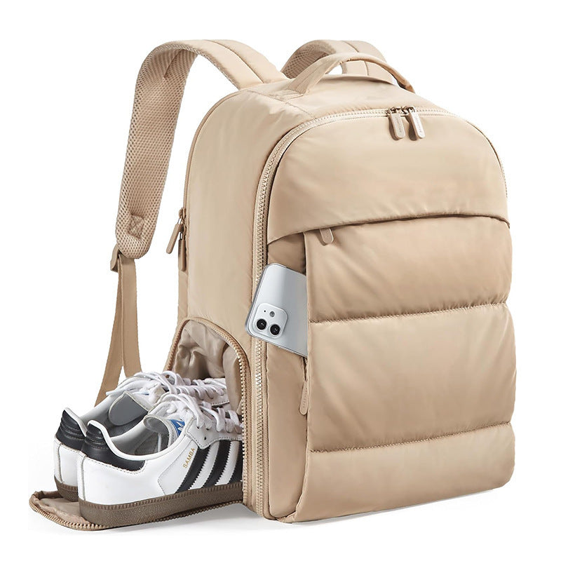 Practical sports backpack with shoe compartment Bowlift