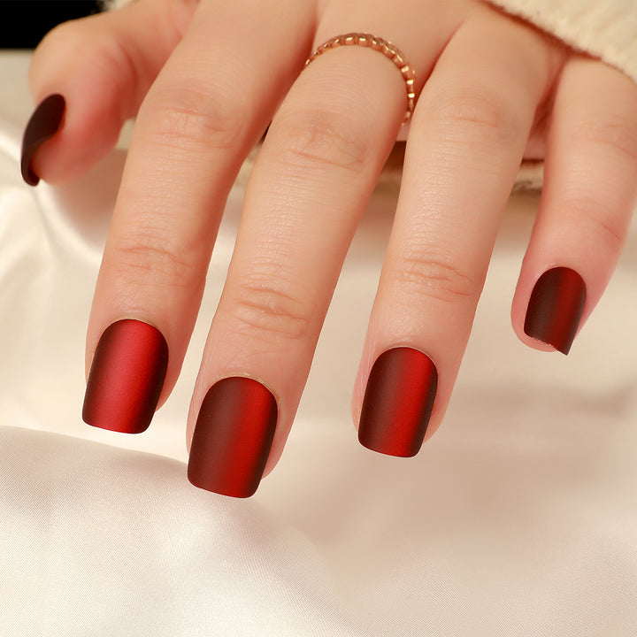 Matte Finish Press-On Nail Set Bowlift