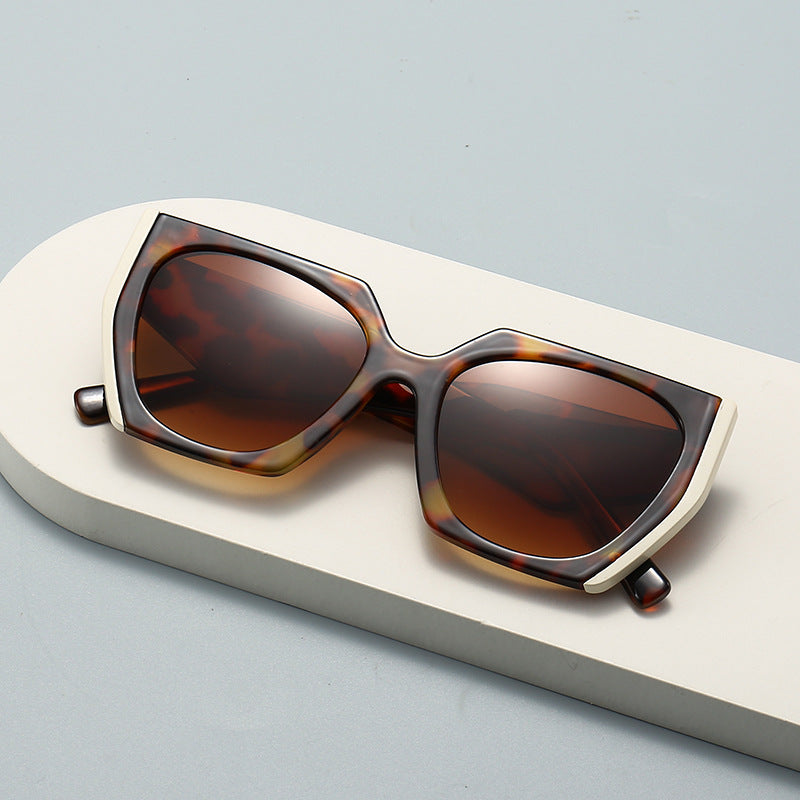 Women Oversized Sunglasses with Distinct Angular Design Bowlift