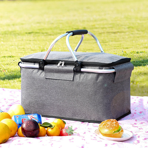 Versatile Collapsible Picnic Basket Bowlift