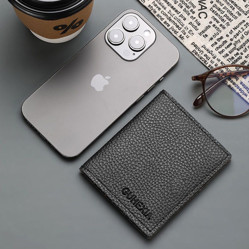 RFID-Blocking Leather Card Holder Bowlift