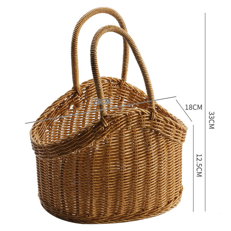 Woven Storage Basket Bowlift