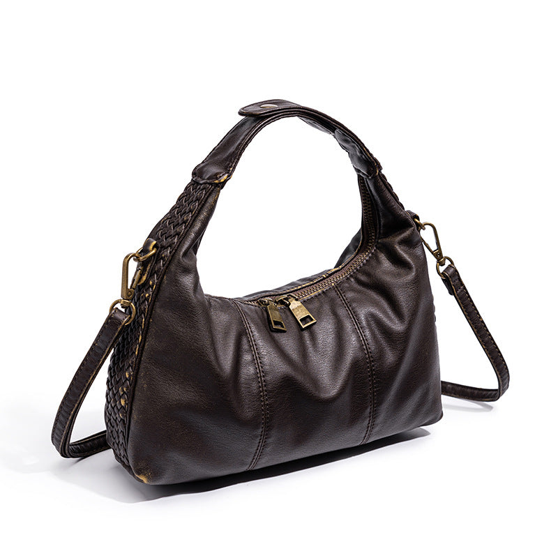 Stylish Leather Crossbody Bag Bowlift