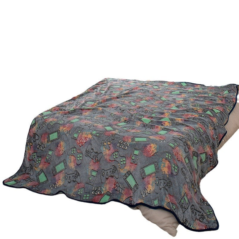 Women's cuddle blanket with gaming motif Bowlift
