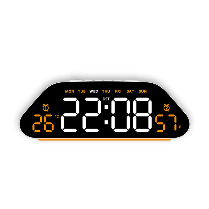 Digital Multifunctional Alarm Clock with Temperature and Date Display Bowlift