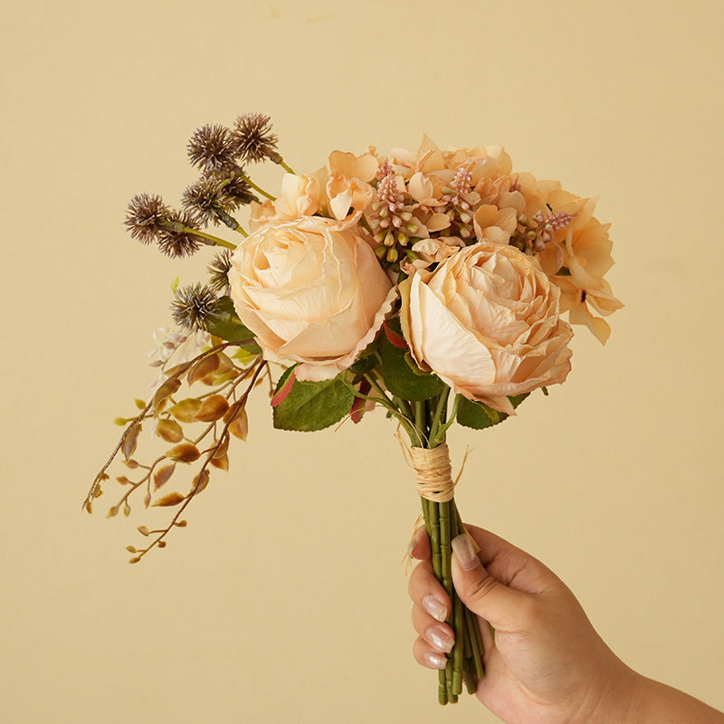 Elegant Artificial Flower Bouquet Bowlift