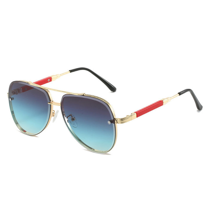 Women's Aviator Sunglasses with Stylish Gradient Protection Bowlift