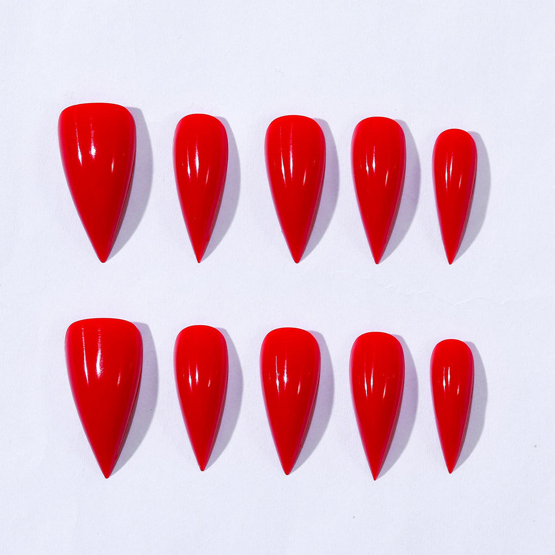 Elegant Stiletto Nail Extensions Bowlift