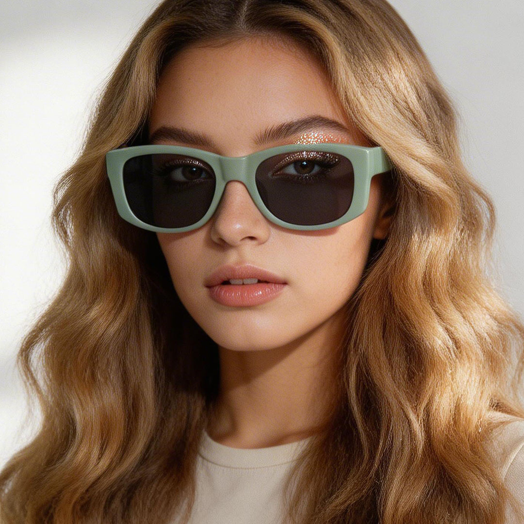 Ladies stylish sunglasses with modern transparent frame Bowlift