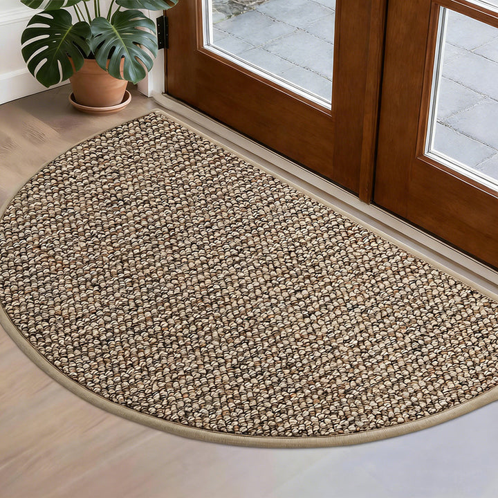 Textured Geometric Area Rug Bowlift