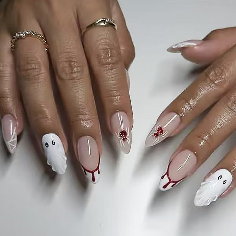 Creative Themed Press-On Nail Set Bowlift