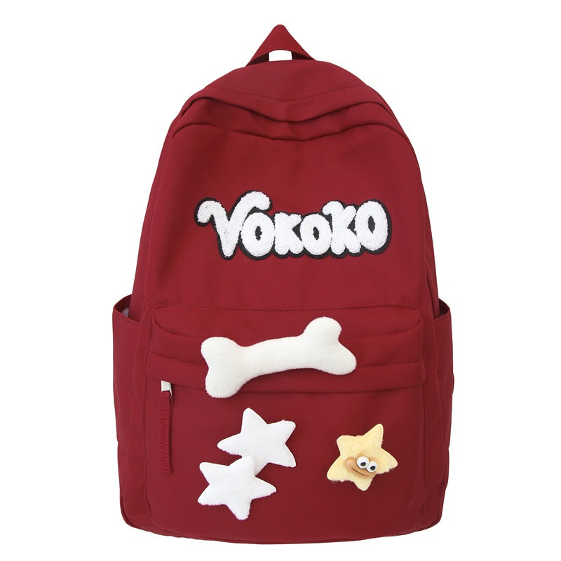Animal-Themed Plush School Backpack Bowlift