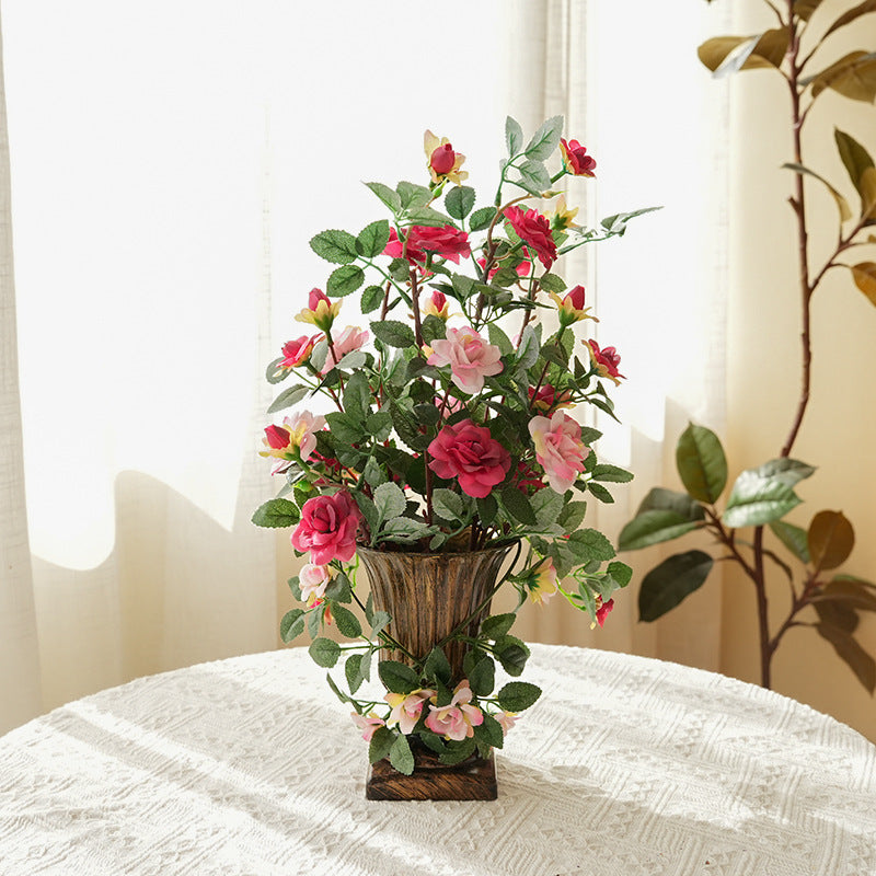 Elegant Artificial Rose Bowlift