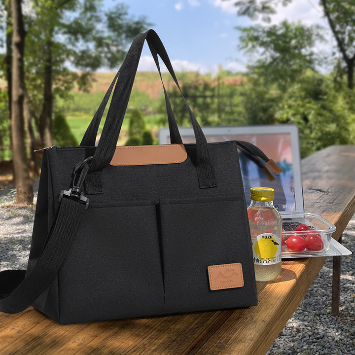 Insulated Multi-Pocket Lunch Tote Bowlift
