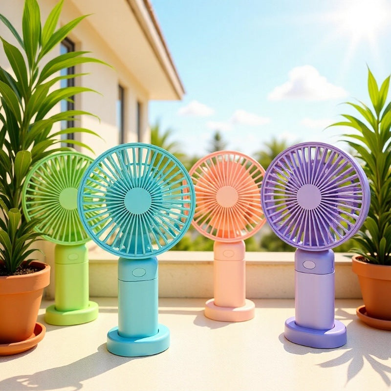 Unisex Portable Mini Fan with USB Charging Function and Multiple Speed Levels Bowlift