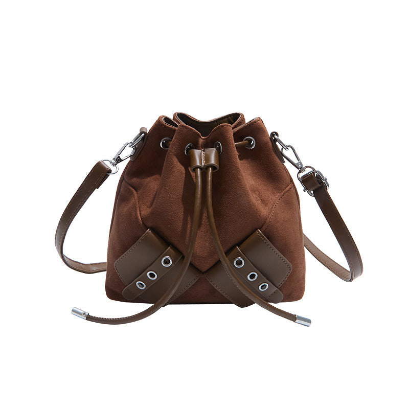 Suede Bucket Bag Bowlift