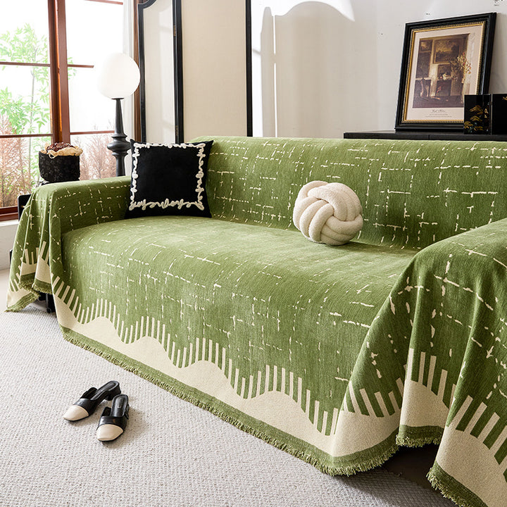 Modern Geometric Pattern Sofa Throw Blanket