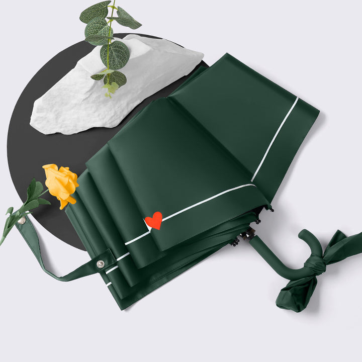 Ladies elegant romantic folding umbrella Bowlift