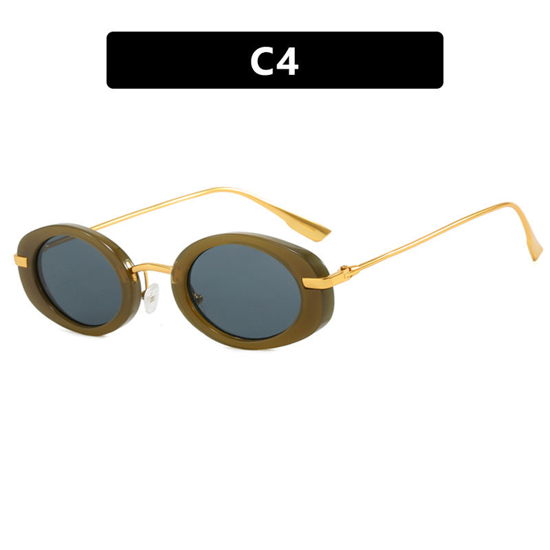 Ladies fashionable sunglasses in elegant oval design Bowlift