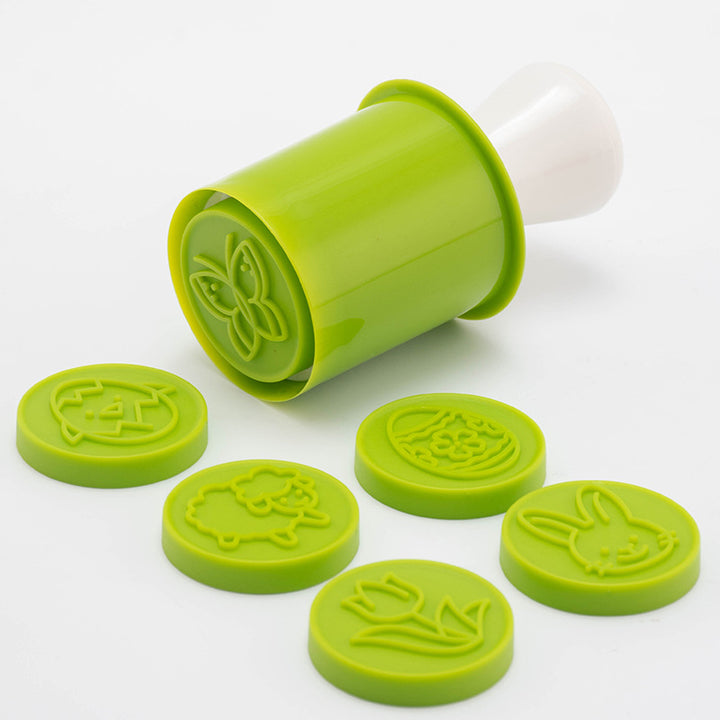 Funnier silicone cookie stamp with animal motifs Bowlift