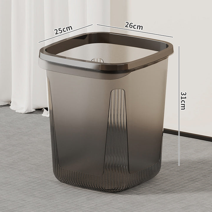 Ladies modern and elegant waste bin with non-slip bottom and ergonomic handle Bowlift
