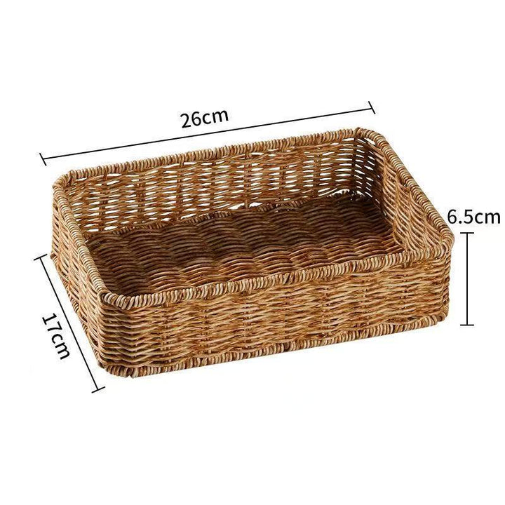 Rectangular Woven Storage Tray Bowlift