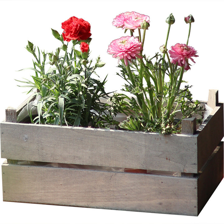Practical storage box made of wood Bowlift