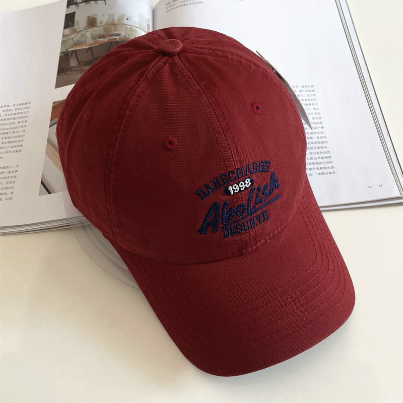 Women's Adjustable Embroidered Baseball Cap Bowlift