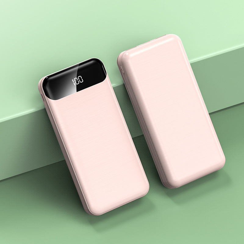 Ultra-Slim Power Bank with LCD Display and Fast Charging Function Bowlift