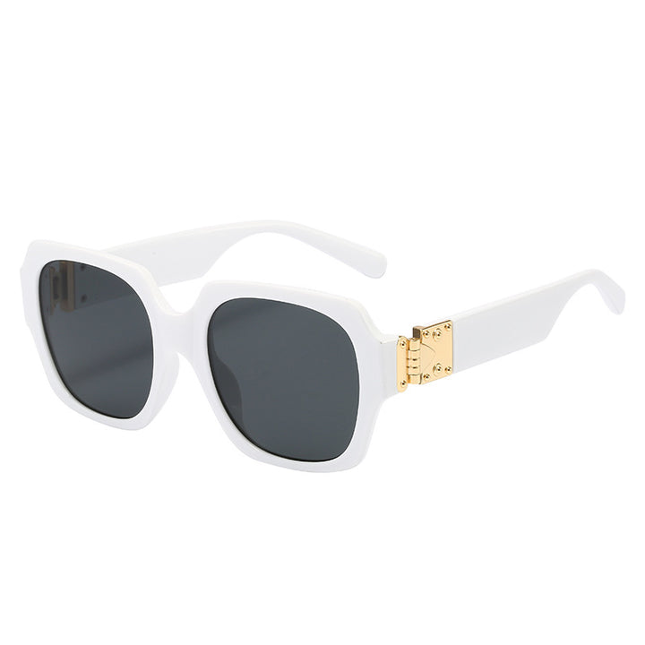Women's fashionable oversized sunglasses with luxurious metal elements Bowlift