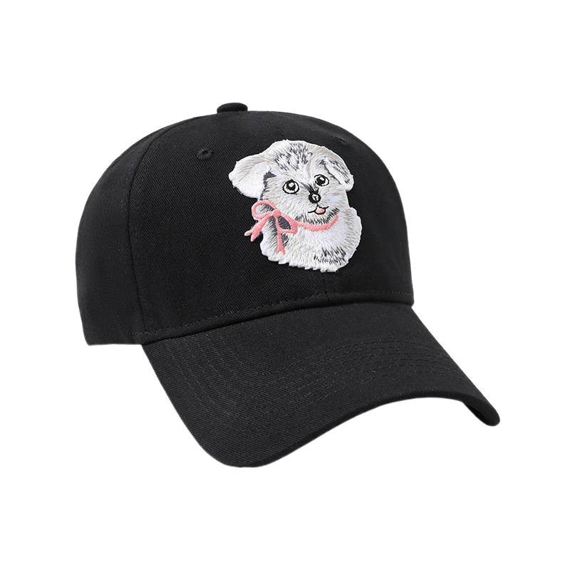 Women's Embroidered Animal Patch Baseball Cap Bowlift