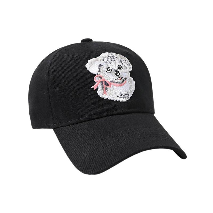 Women's Embroidered Animal Patch Baseball Cap Bowlift