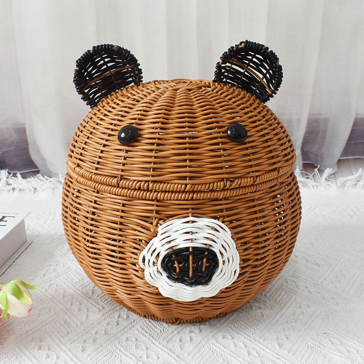 Cute Animal-Shaped Storage Basket Bowlift