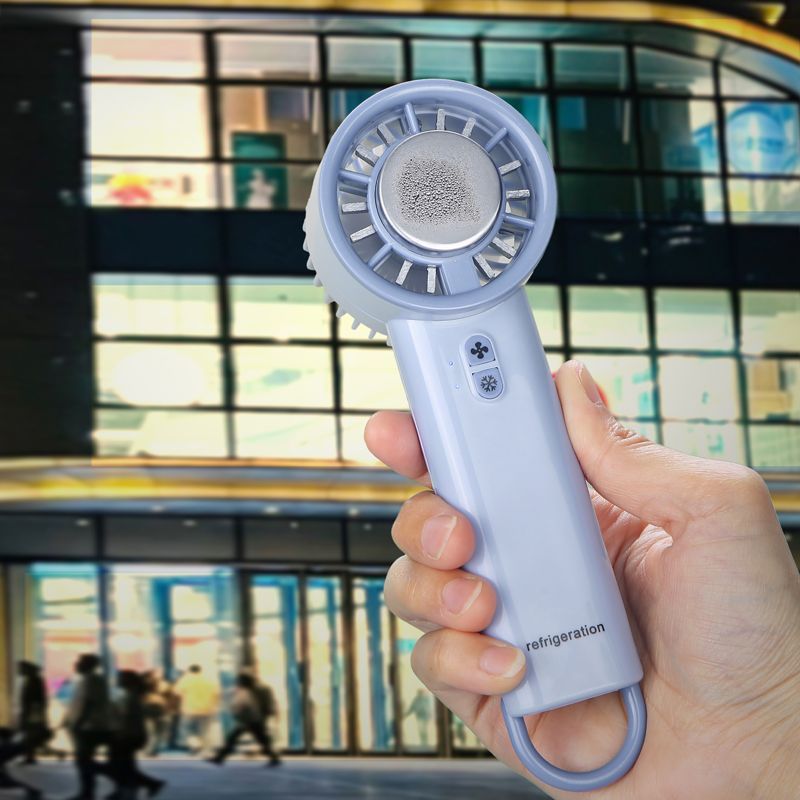 Women Portable Handheld Fan Bowlift