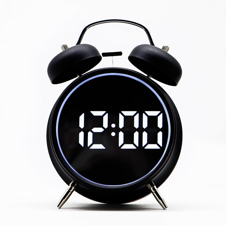 Digital Alarm Clock with Retro Design Bowlift
